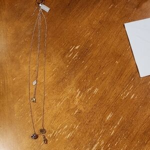 J. Crew Gold Necklace with Dainty Charms